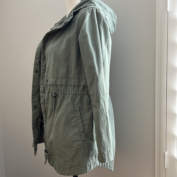 Girls Old Navy Khaki Field Jacket - Size 14 - Picture 2 of 8